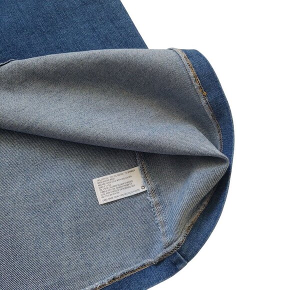 DENIM A LINE SKIRT WITH FRONT SPLIT SIZE 4 - Picture 4 of 5